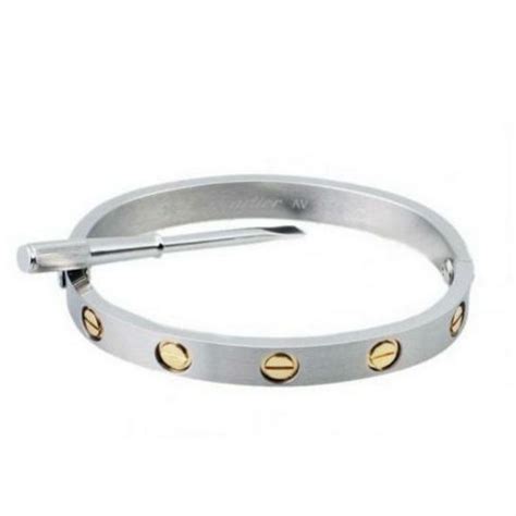 white gold screw bracelet - solid gold screw bracelet uk.